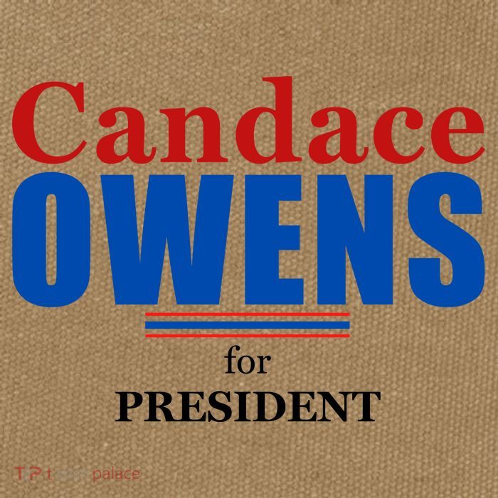 Candace Owens For President 2024 Cotton Canvas Backpack