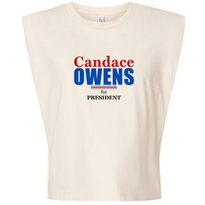 Candace Owens For President 2024 Garment-Dyed Women's Muscle Tee