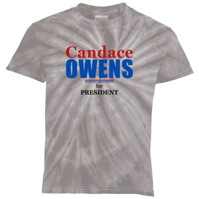 Candace Owens For President 2024 Kids Tie-Dye T-Shirt