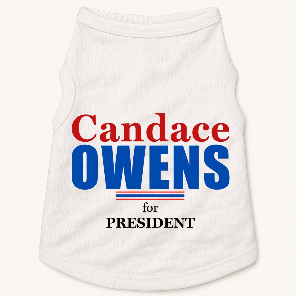 Candace Owens For President 2024 Doggie Tank