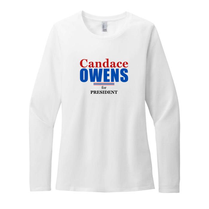 Candace Owens For President 2024 Womens CVC Long Sleeve Shirt