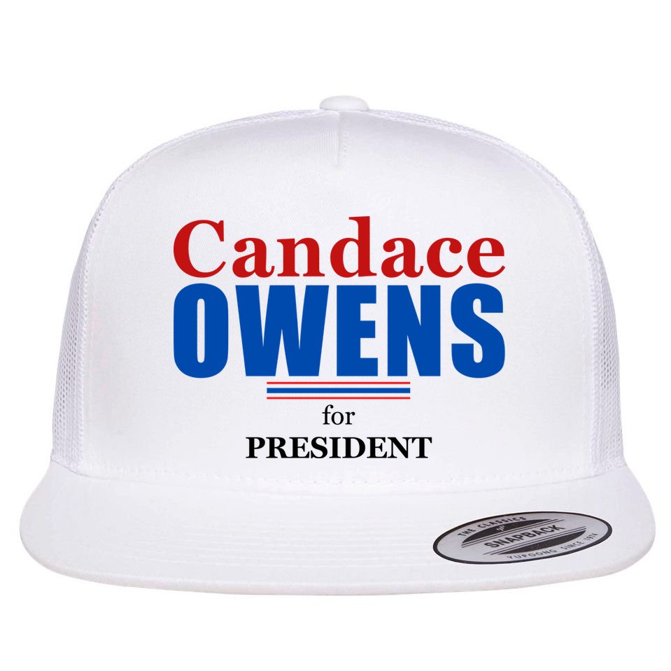 Candace Owens For President 2024 Flat Bill Trucker Hat
