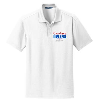 Candace Owens For President 2024 Dry Zone Grid Polo