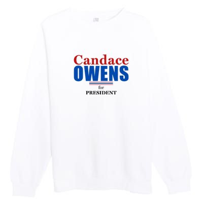 Candace Owens For President 2024 Premium Crewneck Sweatshirt