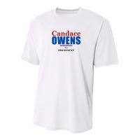 Candace Owens For President 2024 Youth Performance Sprint T-Shirt