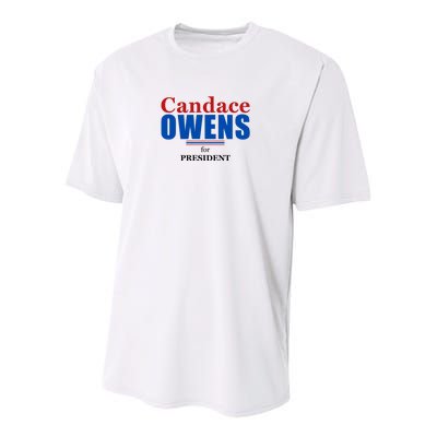 Candace Owens For President 2024 Youth Performance Sprint T-Shirt