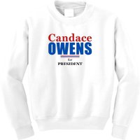 Candace Owens For President 2024 Kids Sweatshirt