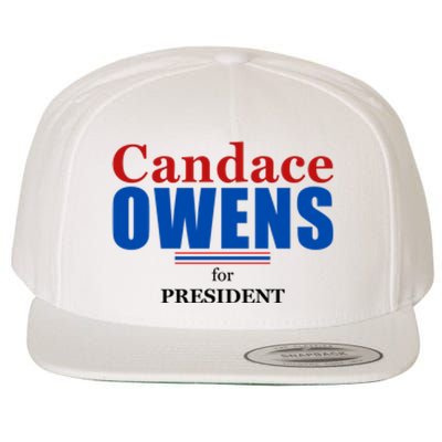 Candace Owens For President 2024 Wool Snapback Cap