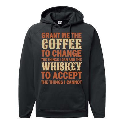 Coffee And Whiskey Performance Fleece Hoodie