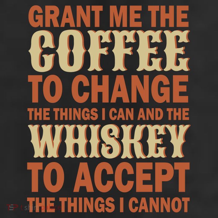 Coffee And Whiskey 11oz C Handle Ceramic Mug
