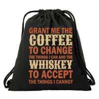 Coffee And Whiskey Drawstring Bag