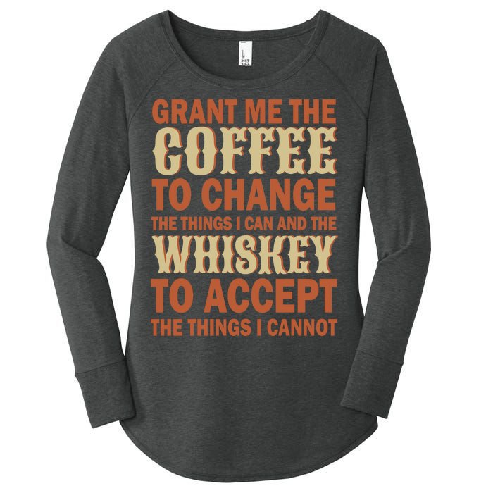 Coffee And Whiskey Women's Perfect Tri Tunic Long Sleeve Shirt