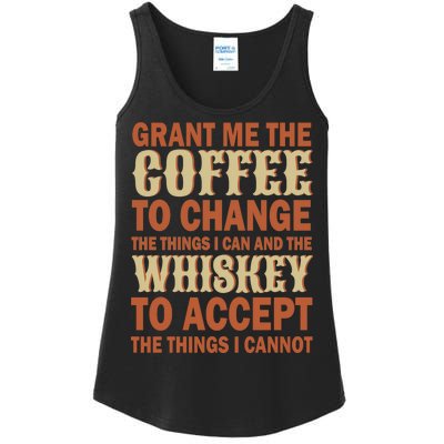 Coffee And Whiskey Ladies Essential Tank