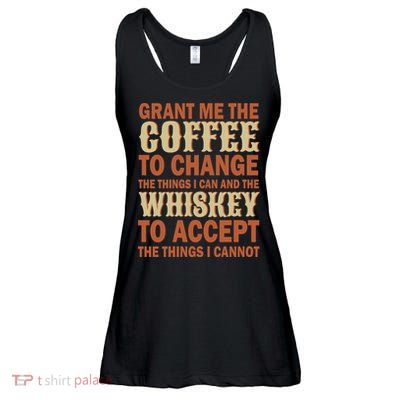 Coffee And Whiskey Ladies Essential Flowy Tank
