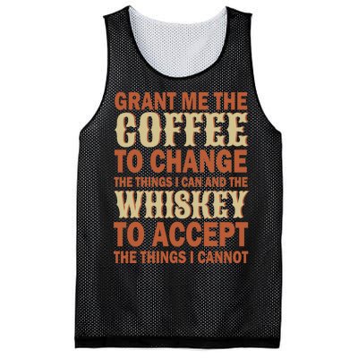 Coffee And Whiskey Mesh Reversible Basketball Jersey Tank