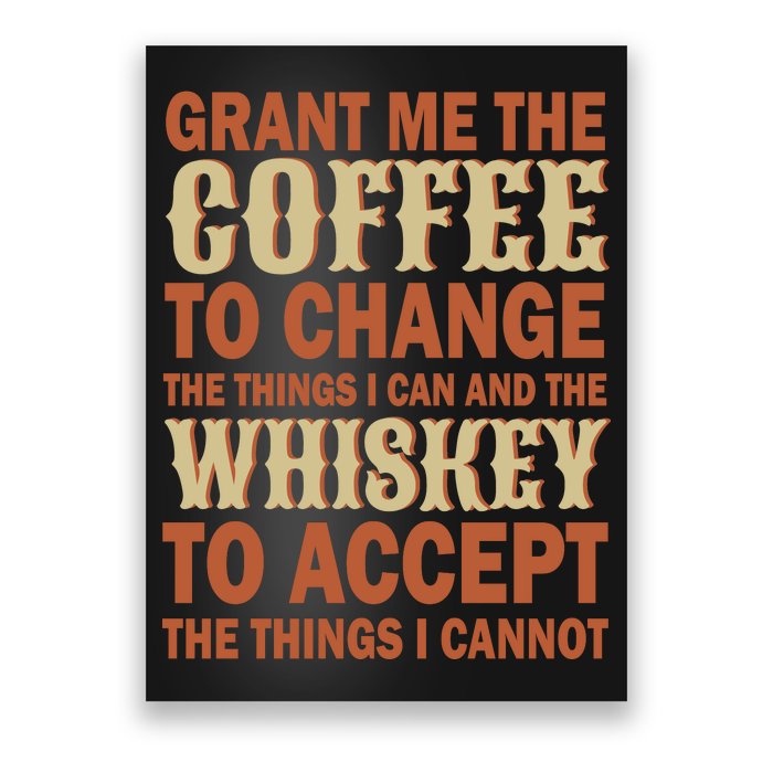 Coffee And Whiskey Poster