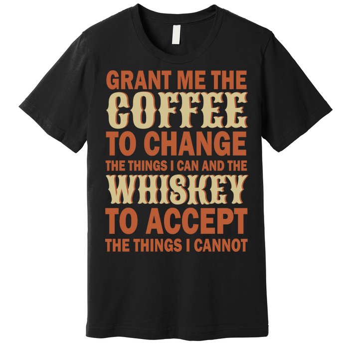 Coffee And Whiskey Premium T-Shirt