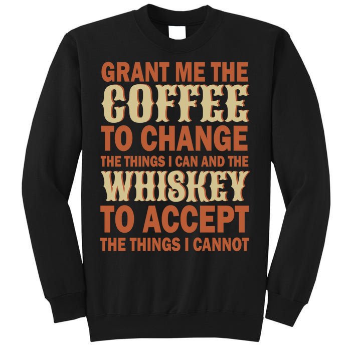 Coffee And Whiskey Tall Sweatshirt