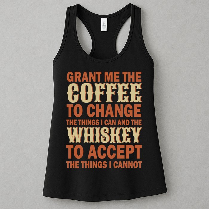 Coffee And Whiskey Womens Tank Top