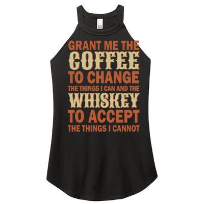 Coffee And Whiskey Women’s Perfect Tri Rocker Tank