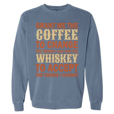 Coffee And Whiskey Garment-Dyed Sweatshirt