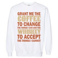 Coffee And Whiskey Garment-Dyed Sweatshirt
