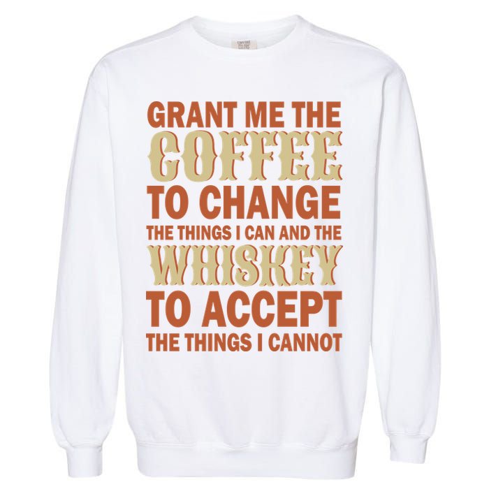 Coffee And Whiskey Garment-Dyed Sweatshirt