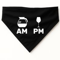 Coffee and Wine USA-Made Doggie Bandana