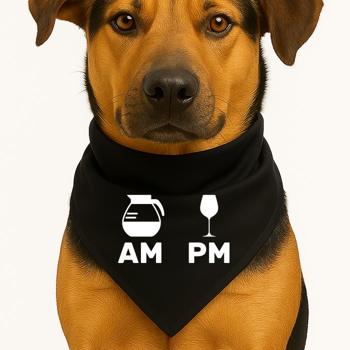 Coffee and Wine USA-Made Doggie Bandana