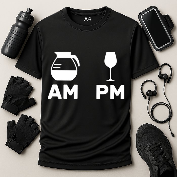 Coffee and Wine Cooling Performance Crew T-Shirt