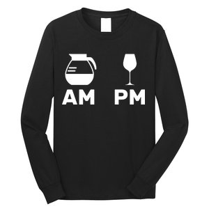 Coffee and Wine Long Sleeve Shirt