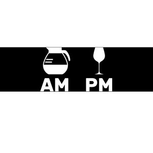 Coffee and Wine Bumper Sticker