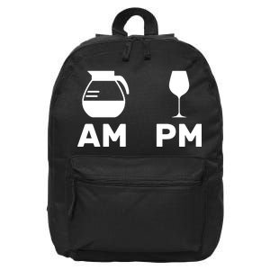 Coffee and Wine 16 in Basic Backpack