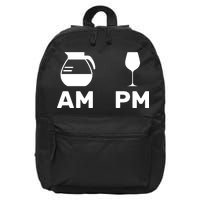 Coffee and Wine 16 in Basic Backpack