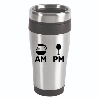 Coffee and Wine 16oz Travel Tumbler