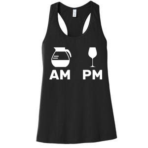 Coffee and Wine Women's Racerback Tank