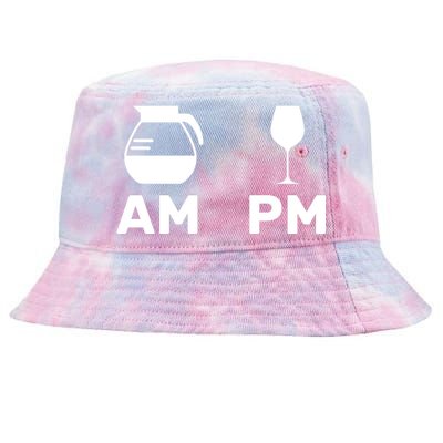 Coffee and Wine Tie-Dyed Bucket Hat