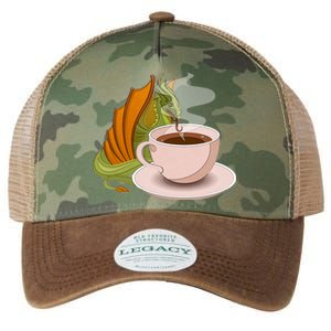 Coffee Caffeine Dragon Legacy Tie Dye Trucker Hat