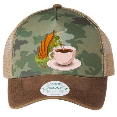 Coffee Caffeine Dragon Legacy Tie Dye Trucker Hat