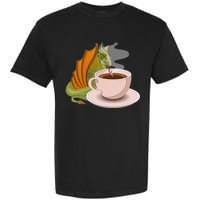 Coffee Caffeine Dragon Garment-Dyed Heavyweight T-Shirt