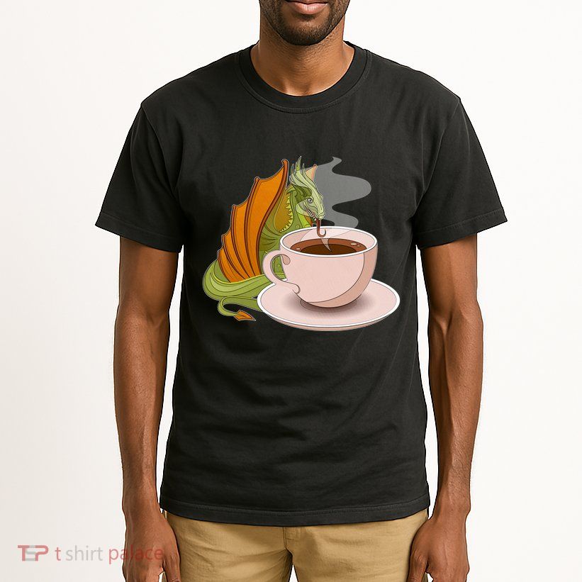 Coffee Caffeine Dragon Tall T-Shirt