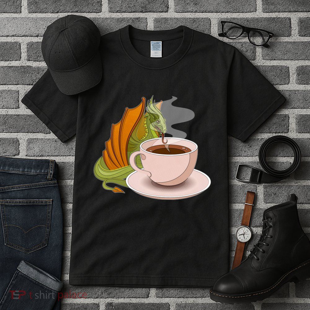 Coffee Caffeine Dragon Tall T-Shirt