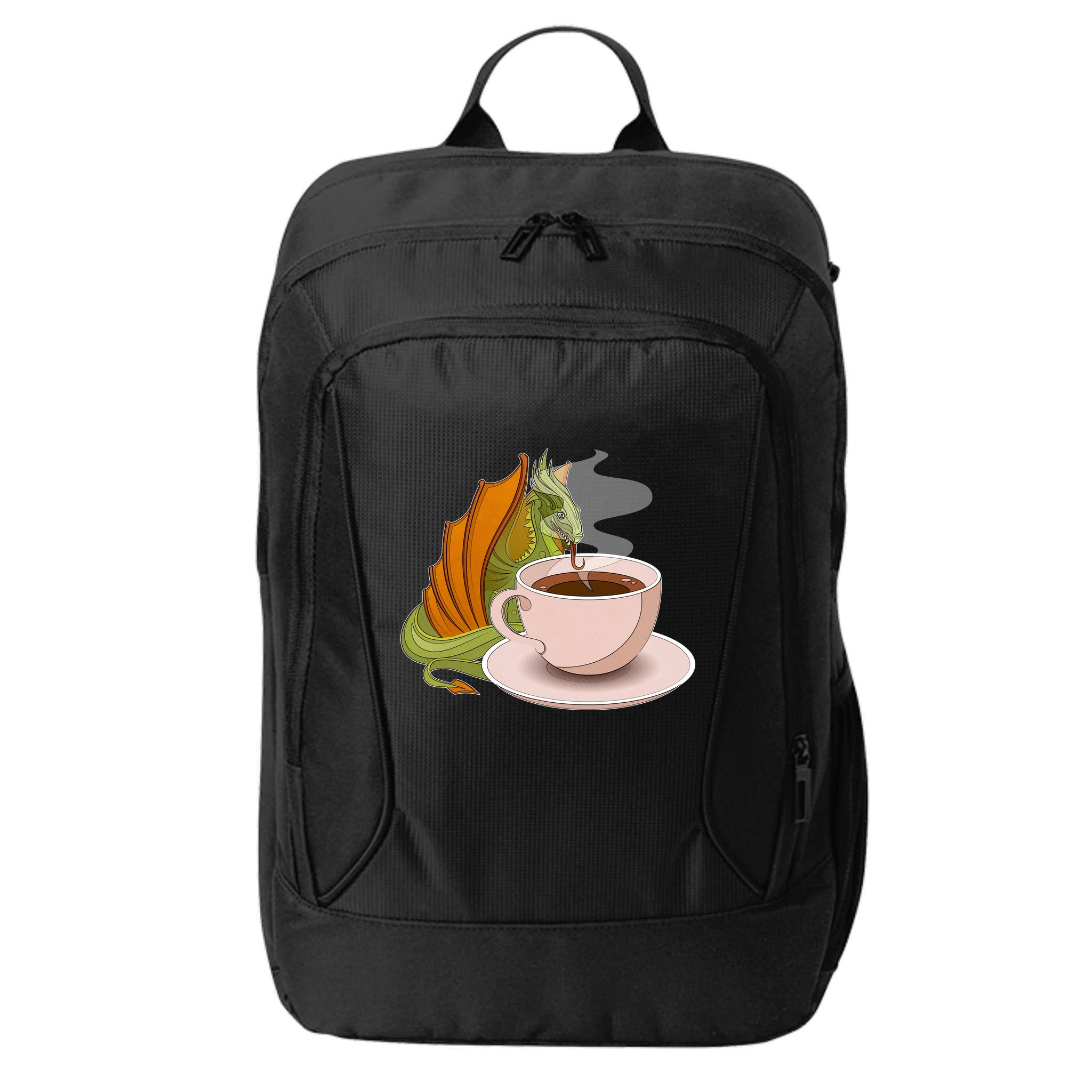 Coffee Caffeine Dragon City Backpack
