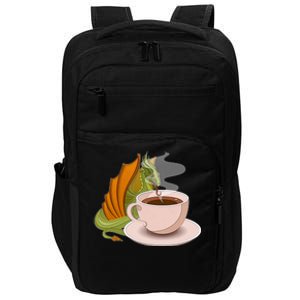 Coffee Caffeine Dragon Impact Tech Backpack