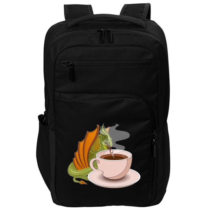 Coffee Caffeine Dragon Impact Tech Backpack