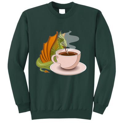 Coffee Caffeine Dragon Sweatshirt