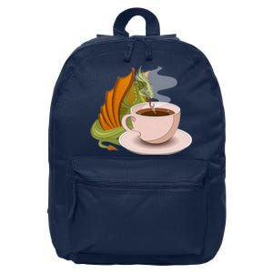 Coffee Caffeine Dragon 16 in Basic Backpack