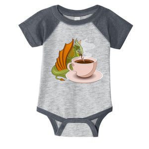 Coffee Caffeine Dragon Infant Baby Jersey Bodysuit