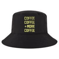 Coffee Coffee and More Coffee Cool Comfort Performance Bucket Hat