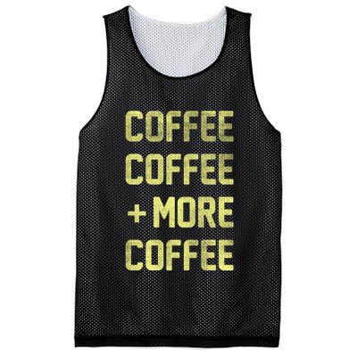 Coffee Coffee and More Coffee Mesh Reversible Basketball Jersey Tank